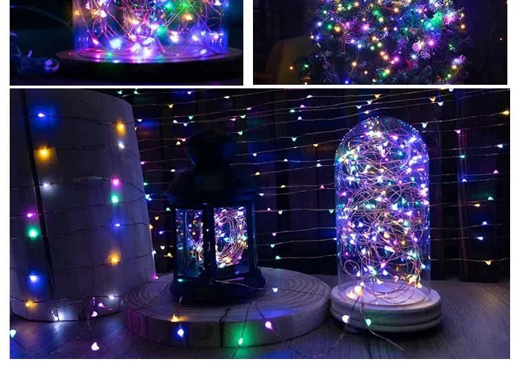 Luzes de Fadas Natalinas à Prova d'Água – Encanto e Magia